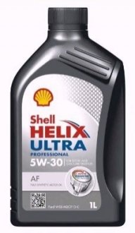 1л Helix Ultra Professional AF 5W-30 масло API SL, ACEA A5/В5 Ford WSS-M2C913-C/WSS-M2C913-D, Jaguar Land Rover STJLR.03.5003 SHELL 550046288