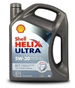 4л Helix Ultra ECT C3 5W-30 масло BMW LL-04, Porsche C30 SHELL 550042826