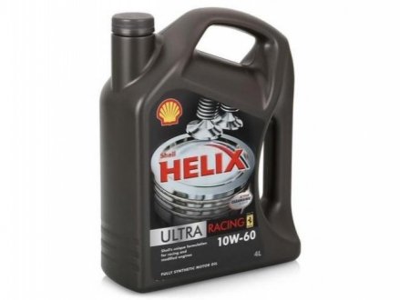 4л Helix Ultra Racing 10W-60 масло (SN/CF, A3/B4) SHELL 550040622