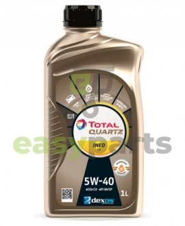 Моторное масло Quartz Ineo MC3 5W-40 синтетическое 1 л TOTAL 174776