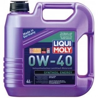 Моторное масло Synthoil Energy 0W-40 синтетическое 4 л LIQUI MOLY 7536