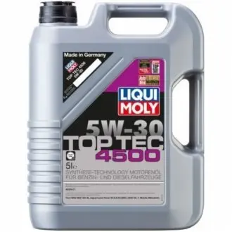 LM 5л TOP TEC 4500 5W-30 масло моторне синтетичне ACEA C1, JASO DL-1, aguar, Mitsubishi, Ford WSS-M2C 934-B, Mazda, Land Rover STJLR.03.5005 LIQUI MOLY 2318