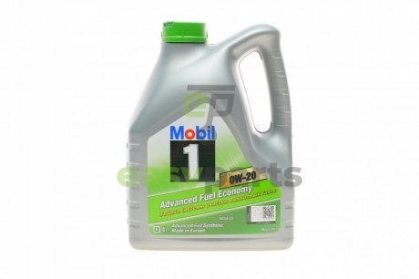 Моторное масло 1 ESP X2 0W-20 синтетическое 4 л MOBIL 153791 (фото 1)
