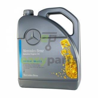 Моторное масло для / PKW-Синтетическое 229,5 5W-40 синтетическое 5 л MERCEDES-BENZ A000989920213aife (фото 1)
