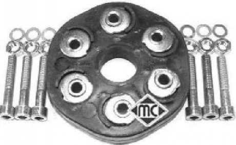 К-кт муфти еластичної карданного вала MB 190 (W201), Coupe (C124), E (A124), E (C124), E (W124), S (W126), Sedan (W123) 2.0-3.0D 01.76-03.98 Metalcaucho 00906 (фото 1)