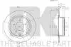 Диск тормозной зад. Citroen C4 Aircross Lancia Flavia Mitsubishi Asx, Outlander Ii Peugeot 4008 1.6-2.4 11.06- NK 203083 (фото 3)