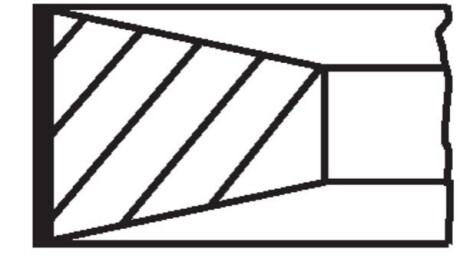 Поршневі кільця 73.7mm (+0.50) (2.5x1x95x2.5) Citroen C1/C2/C3 II/Nemo/Peugeot 206/207/Bipper 1.4HDi 08- MAHLE / KNECHT 040 05 N2 (фото 1)