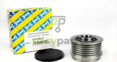 Механізм вільного ходу генератора Fiat 1.3D/JTD 03- Opel/Suzuki (генератор Valeo) SNR NTN GA758.01