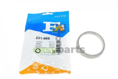 Прокладка труби вихлопної Citroen Berlingo/Jumper/Peugeot Boxer/Expert 94-02 (66x79x14.5) (кільце) Fischer Automotive One (FA1) 231-966