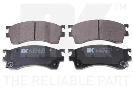 Гальмівні колодки дискові перед. Mazda 626 91-97, MX-6 91-97, Xedos 6 92-99 NK 223241
