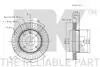 Диск тормозной перед. Daewoo Nubira 97-/Chevrolet Epica/Evanda/Lacetti 05- NK 205010 (фото 3)