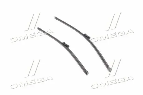 Щітки склоочисника Flat 600/500mm Audi A5/BMW X5/Renault Twingo 1.5dCi 08- Denckermann VD10071