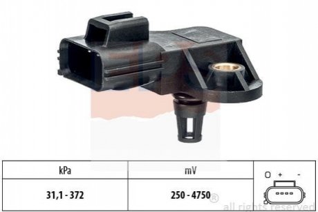 Датчик тиску повітря в впускному коллекторі Volvo S60/S80/V60/XC60/XC70 EPS 1.993.250