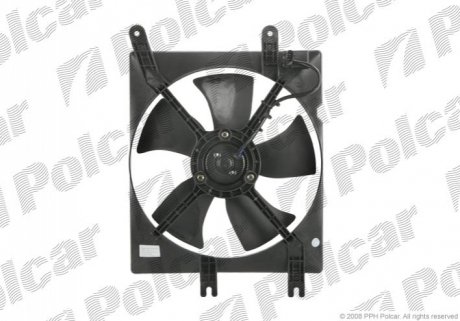 Вентилятор радіатора Chevrolet Lacetti, Daewoo Nubira 1.4-2.0D 05.03- Polcar 250523W3 (фото 1)
