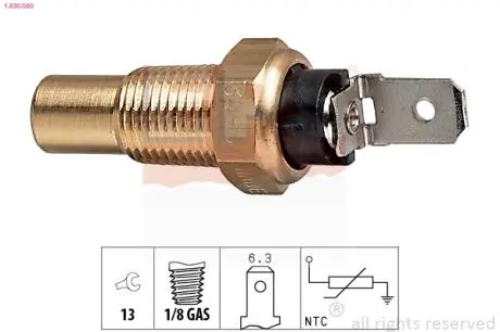 Датчик температури охолодж.рідини Mazda/Mitsubishi/Toyota/Kia/Opel EPS 1.830.080