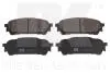Гальмівні колодки дискові зад. Subaru Forester/Impreza 2.0-2.5 03- NK 224417 (фото 1)