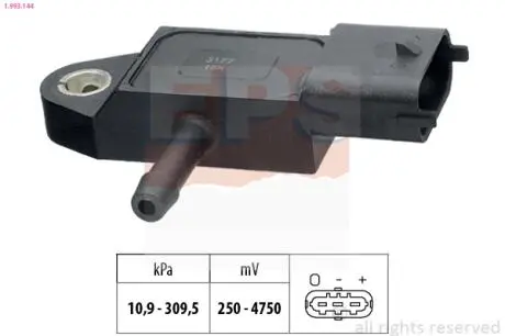 Датчик давления Ford C-max/Focus II/Mondeo IV 1.8 TDCi 100-125KM 05- EPS 1.993.144