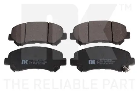 К-кт перед. гальм. колодок Nissan Qashqai/X-Trail 1.6-2.5 02.07 NK 222269