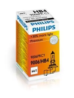 Автолампа HB4 12V 55W P22d Vision +30% (1 шт. в упаковці) PHILIPS 9006 PR C1