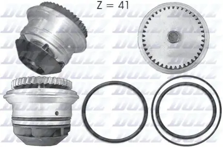 Водяний насос LT 2.8TDI 97-02 (41z.) DOLZ A199