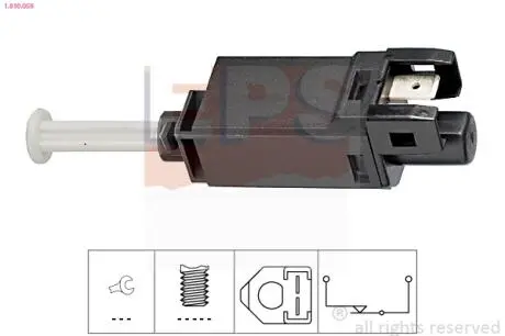 Вимикач стоп-сигналу Seat Toledo/VW Passat/Polo/Golf II 83- EPS 1.810.056
