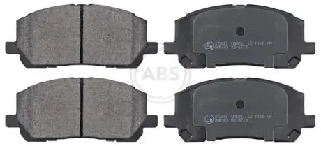 Гальмiвнi колодки дисковi A.B.S. 37260