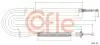 Трос ручного гальма лівий Fiat Doblo 1.2-1.9JTD 03.01- COFLE 641.13 (фото 1)