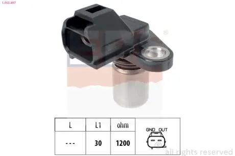 Датчик положення р/вала Toyota Auris, Avensis 2.2D 07- EPS 1.953.497