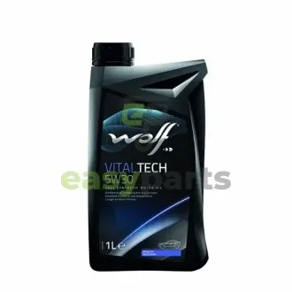 Моторное масло Vitaltech 5W-30 синтетическое 1 л Wolf 8309809