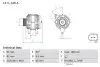 Генератор 14V 140A Audi A4/A6/VW Passat 2.5 Tdi 01-05 BOSCH 0 986 044 470 (фото 1)