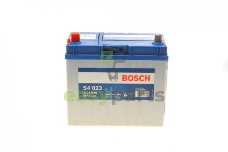 Акумуляторна батарея 45Ah/330A (238x129x227/+L/B00) Азія BOSCH 0 092 S40 230