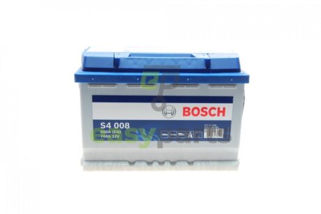 Акумуляторна батарея 74Ah/680A (278x175x190/+R/B13) BOSCH 0 092 S40 080