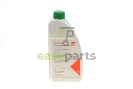 Антифриз (зелений) (1.5L) (-30°C) Renault Glaceol RX Type D (готовий до застосування) FEBI BILSTEIN 26580