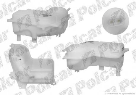 Бачок компенсаційний Audi A4 2.5/2.7TDI 11.00-03.09 Polcar 1334ZB-2 (фото 1)