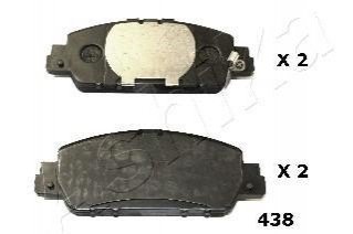 Гальмівнi колодки дисковi Honda Accord 2.4-3.5 15- ASHIKA 50-04-438 (фото 1)