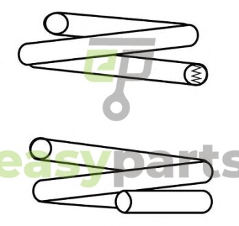 Пружина передня Trafic/Vivaro 01- (коротка база) (16.2mm L=348) CS Germany 14774483