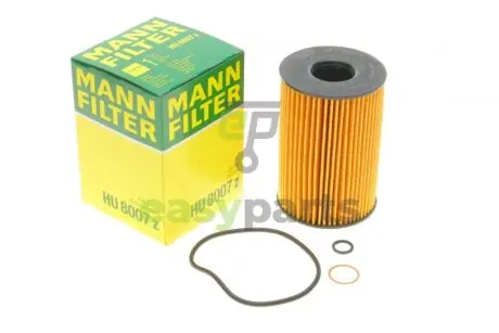 (заміна на KIT) Фільтр масляний BMW 5 (F10)/7 (F01/F02/F03/F04)/X5 (F15/F85) 5.0 10- N63/S63 MANN HU 8007 Z