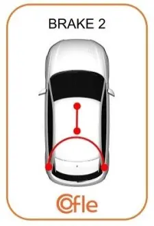 Трос ручного гальма Seat Ibiza,Malaga,Ronda ->93 COFLE 15.103E