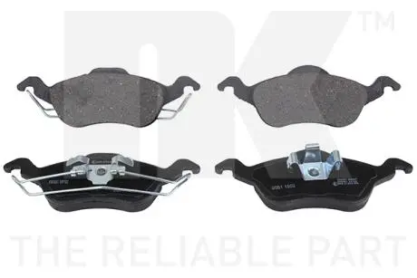 Фото гальмівнi колодки дисковi перед. Ford Focus 98- NK 222551 Гальмівнi колодки дисковi перед. Ford Focus 98- NK 222551
