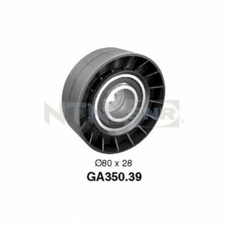 Ролик генератора BMW 5 (E34/E39)/7 (E32/E38)/8 (E31) 3.0/4.4 86-04 (паразитний) (80х28) SNR NTN GA350.39 (фото 1)