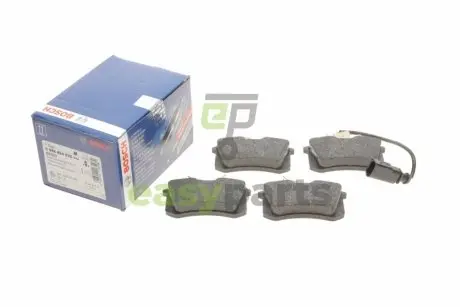 Колодки гальмівні (задні) Ford Galaxy 95-06 (+датчики) BOSCH 0 986 494 025