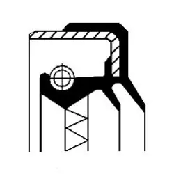 Сальник коробки передач 75x90x10 0249976847 LE0103106 CORTECO 01031066B