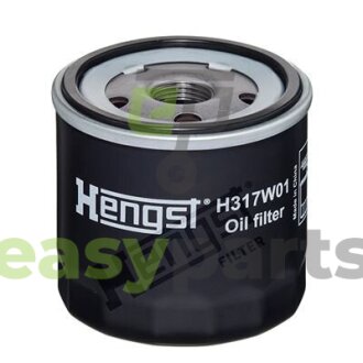 Фільтр масляний VW Caddy IV/Golf VI/VII/Seat Leon 1.0-1.6TSI 10- HENGST FILTER H317W01