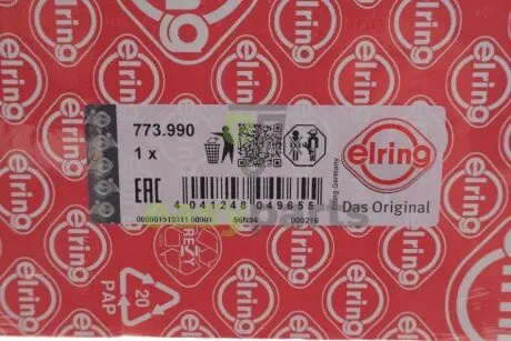 Прокладка ГБЦ Fiat Ducato 1.9D/TD -02 (2 метки) (1.85mm) ELRING 773.990