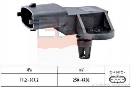 Датчик тиску повітря Fiat Doblo/Punto 11- EPS 1.993.341 (фото 1)