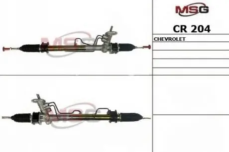 Рулевая рейка с Г / П Chevrolet Aveo 07-18 MSG CR 204