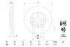 Диск тормозной перед. Opel Astra G 98- BOSCH 0 986 478 883 (фото 5)