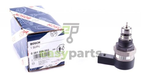 Клапан редукційний рейки паливної VW Passat 2.0 TDI 16V 05-10 BOSCH 0 281 006 002