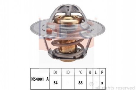 Термостат Ford/Hyunday/Nissan/Opel 88C EPS 1.880.202S (фото 1)