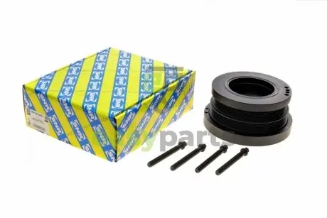 Шків колінвалу BMW 3 (E46)/5 (E39)/X5 (E53) 3.0D 98-05 (+ к-кт болтів) SNR NTN DPF350.04K1